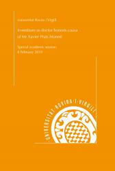 Cover for Investiture as doctor honoris causa of Mr Xavier Prats Monné