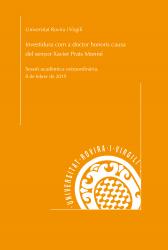 Cover for Investidura com a doctor honoris causa del senyor Xavier Prats Monné