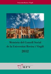 Cover for Memòria del Consell Social de la URV 2012