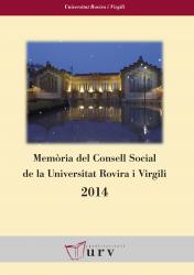 Cover for Memòria del Consell Social de la URV 2014