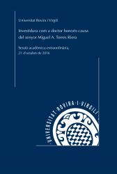 Cover for Investidura com a doctor honoris causa del senyor Miguel A. Torres Riera