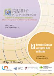 Cover for 12th European Congress of Integrative Medicine: 1st International Symposium on Integrative Health and Education