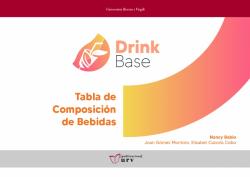 Cover for DrinkBase: tabla de composición de bebidas