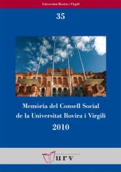 Cover for Memòria del Consell Social de la URV 2010